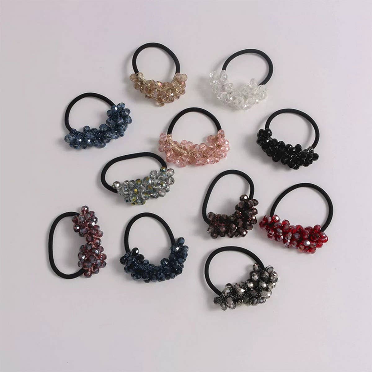 Crystal Hair Band Elastic High-Strength Hair Tie