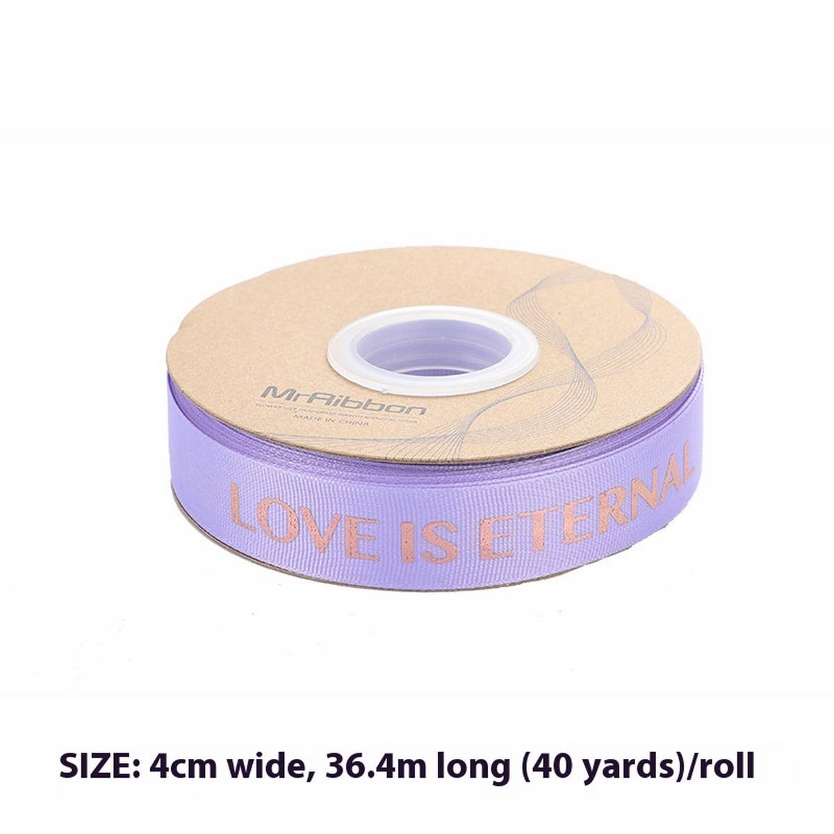 GOLD STAMPED THREADED RIBBON DIY BOW RIBBON