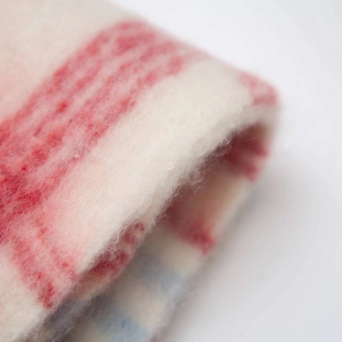 Round yarn tassel plaid scarf shawl fall & winter