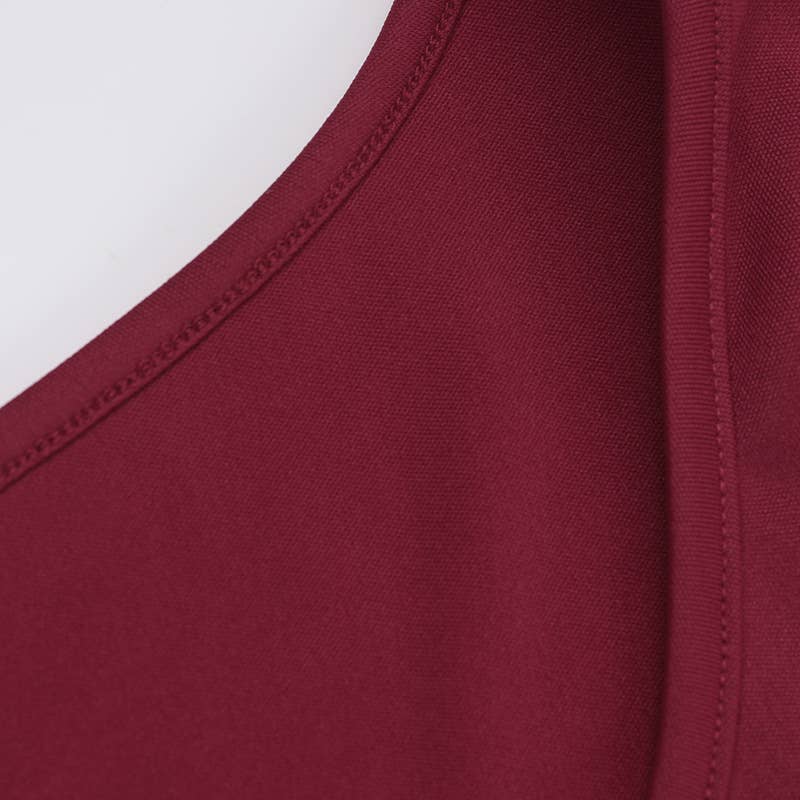 ELEGANT CREW-NECK ROSE LONG-SLEEVED DRESS