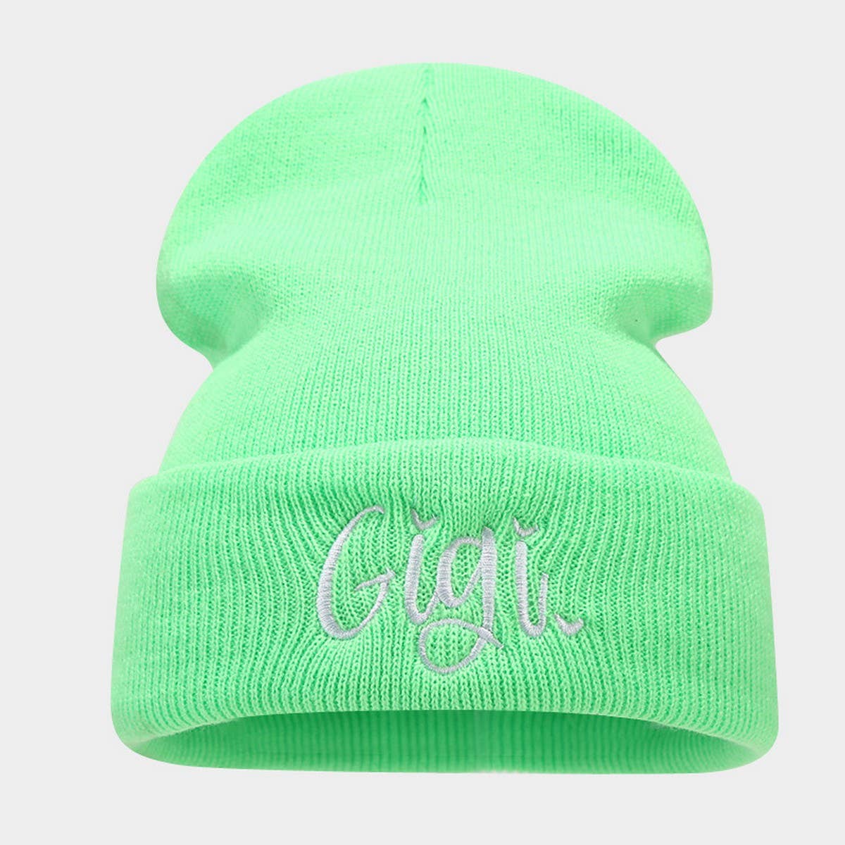 FASHIONABLE LETTER EMBROIDERY CASUAL KNITTED HAT_CWAH2118