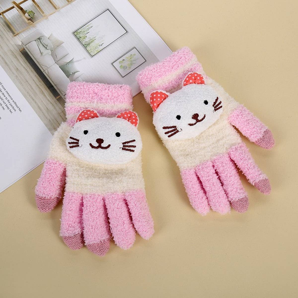 WINTER WARM CYCLING GLOVES FOR OLDER KIDS_CWAG0154