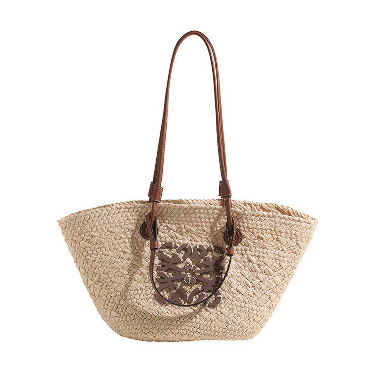 BEACH BAG LARGE CAPACITY FASHIONABLE WOVEN BAG_CWAB2303