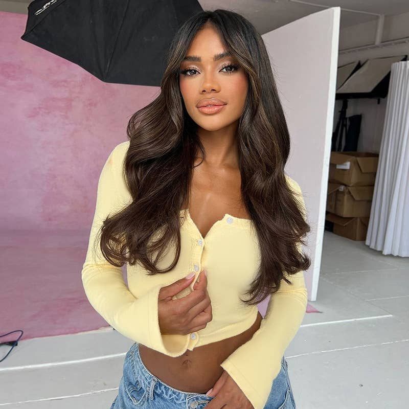 TEMPERAMENT CASUAL ALL-MATCH KNIT SHORT CARDIGAN