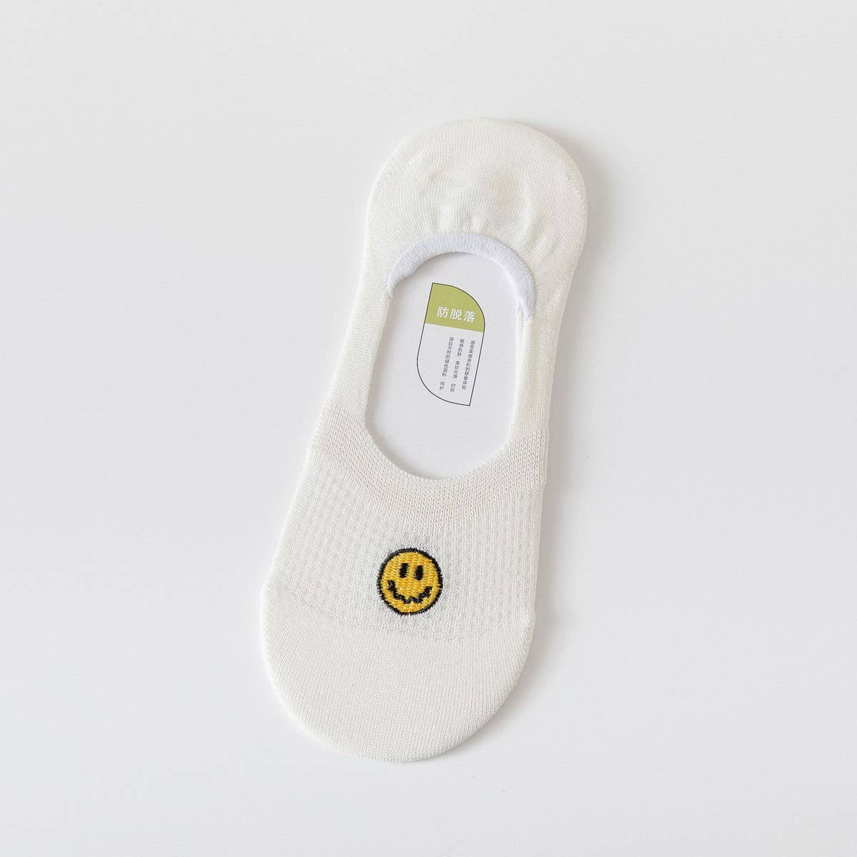 MESH CARTOON EMBROIDERED INVISIBLE SOCKS