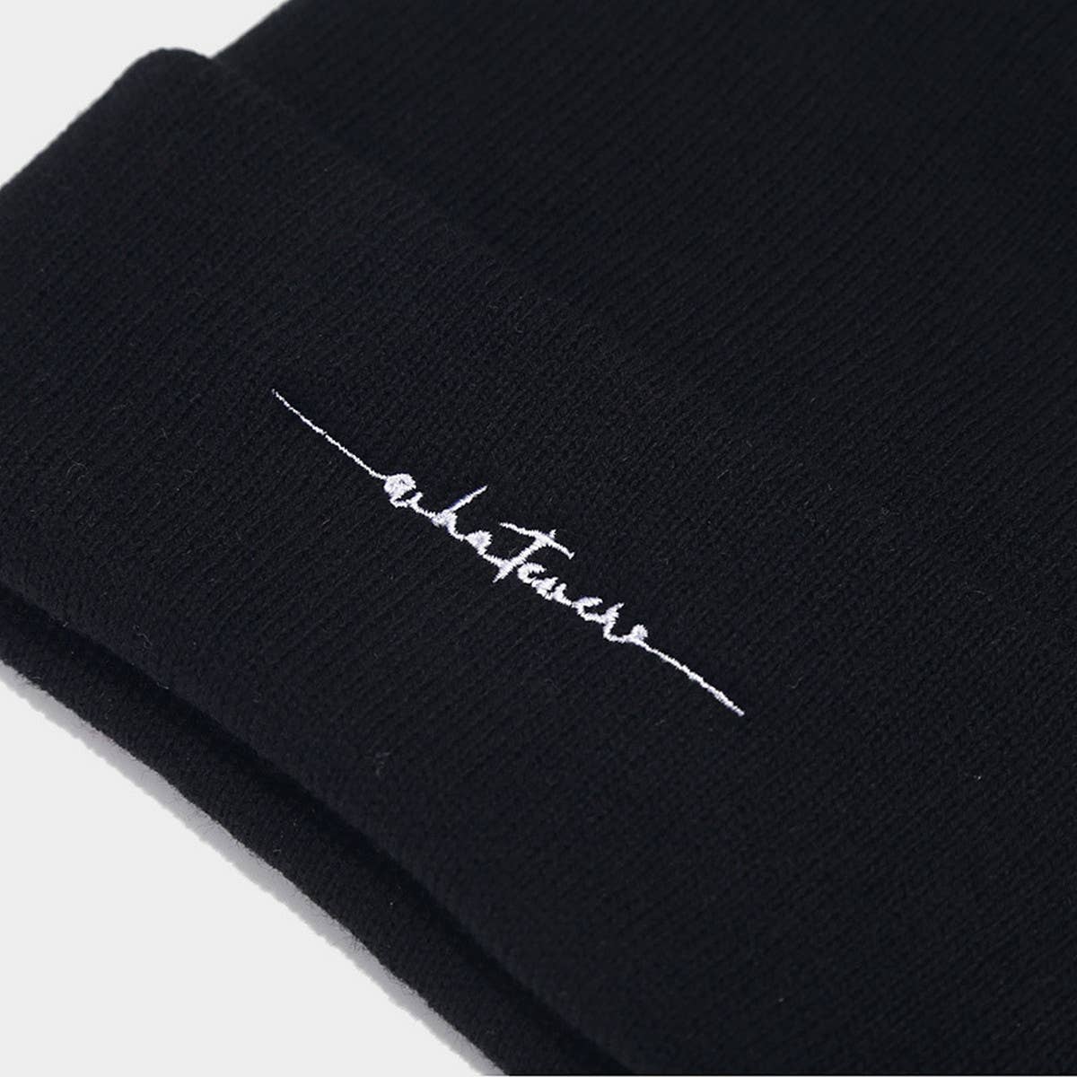 SIMPLE LETTER EMBROIDERY KNITTED HAT_CWAH1586