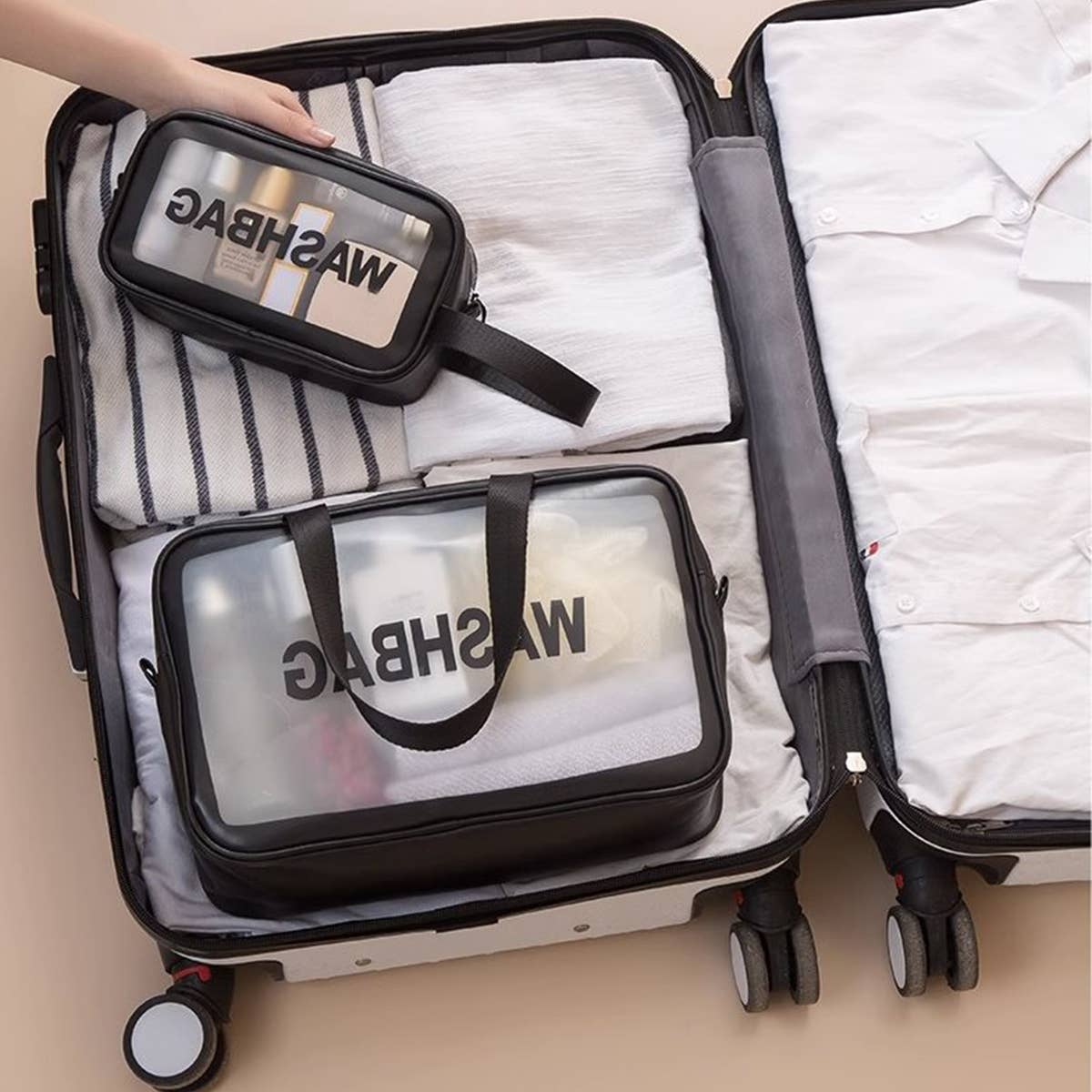 3SET TRAVEL PORTABLE MAKEUP WASH BAG_CWAB0544