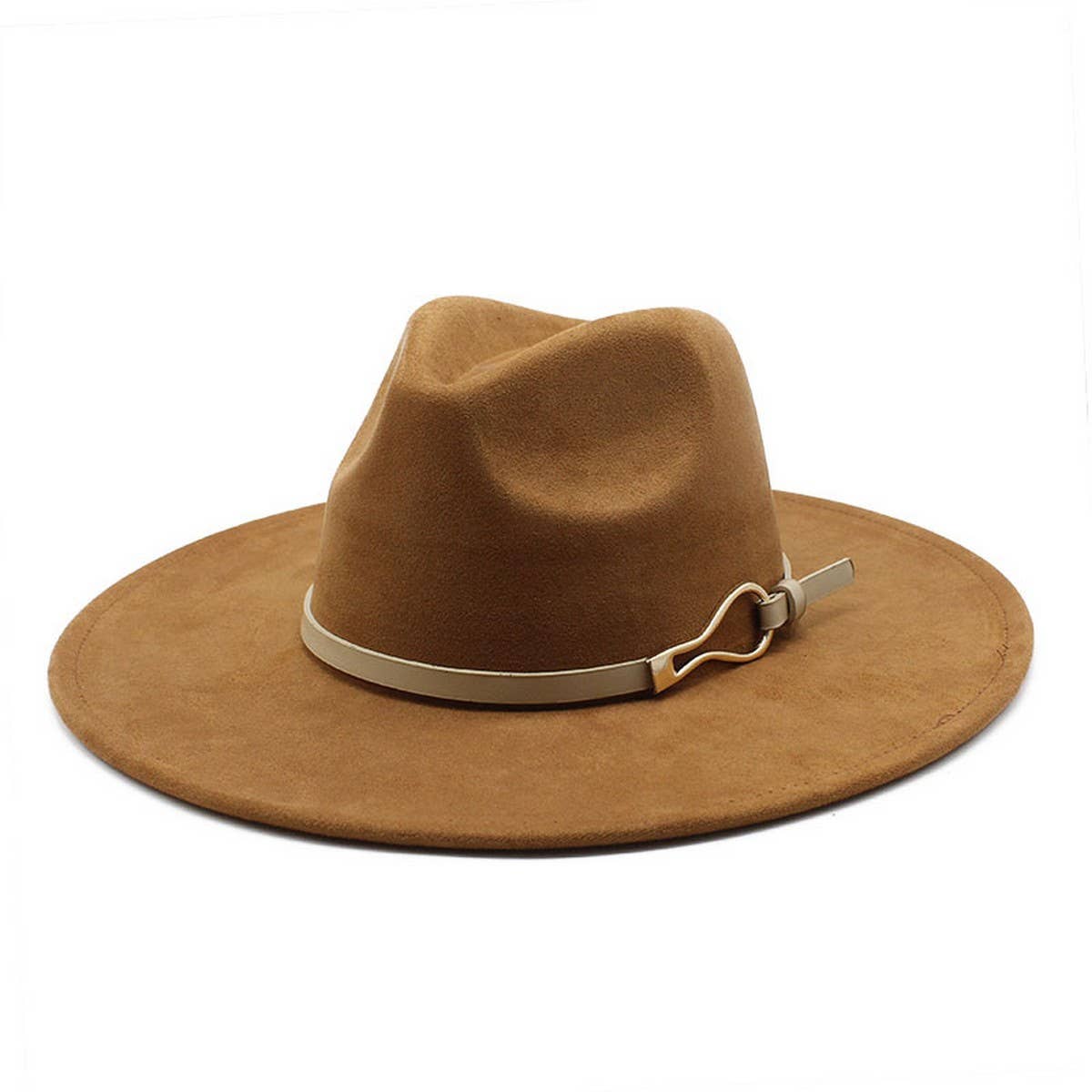 GOURD BUCKLE BELT SUEDE HAT KNIGHT HAT SUN HAT_CWAH2523