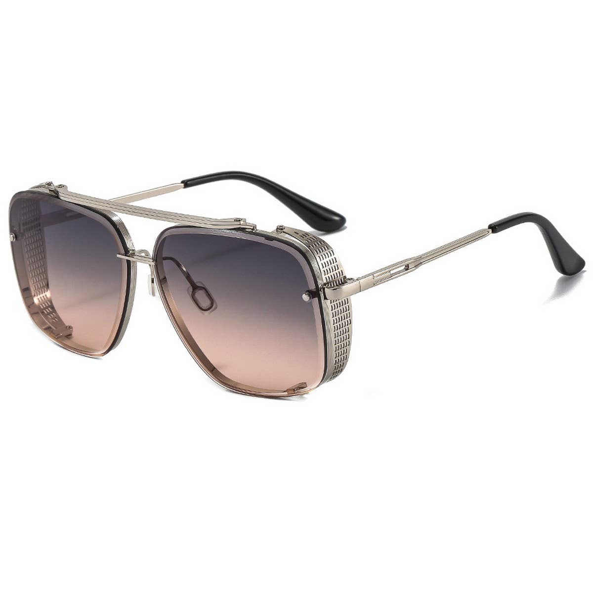 Trendy Unisex Metal Punk Flip-Up Sunglasses