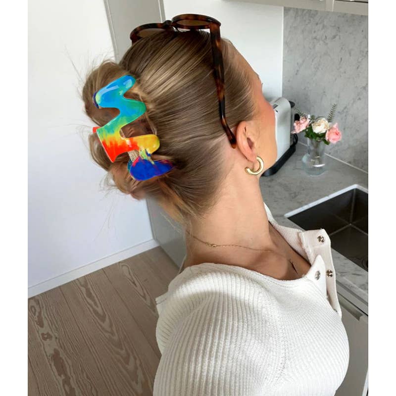 Dopamine fresh rainbow-colored M-shaped gripper