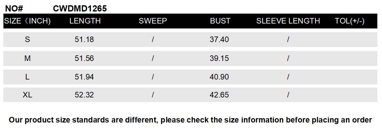 CWDMD1265_V-Neck Sleeveless Detailed Tiered Dress