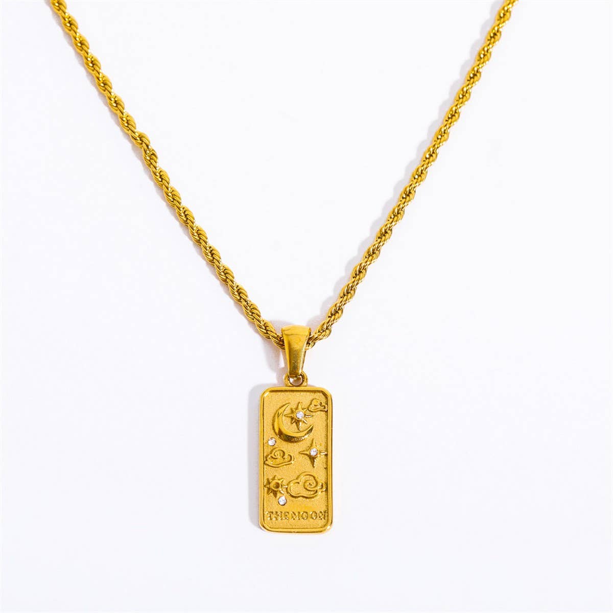 CREATIVE STAINLESS STEEL NICHE DESIGN NECKLACE