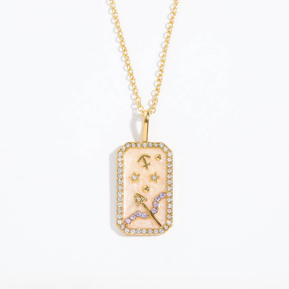 NEW CREATIVE 12 CONSTELLATIONS ZIRCON NECKLACE