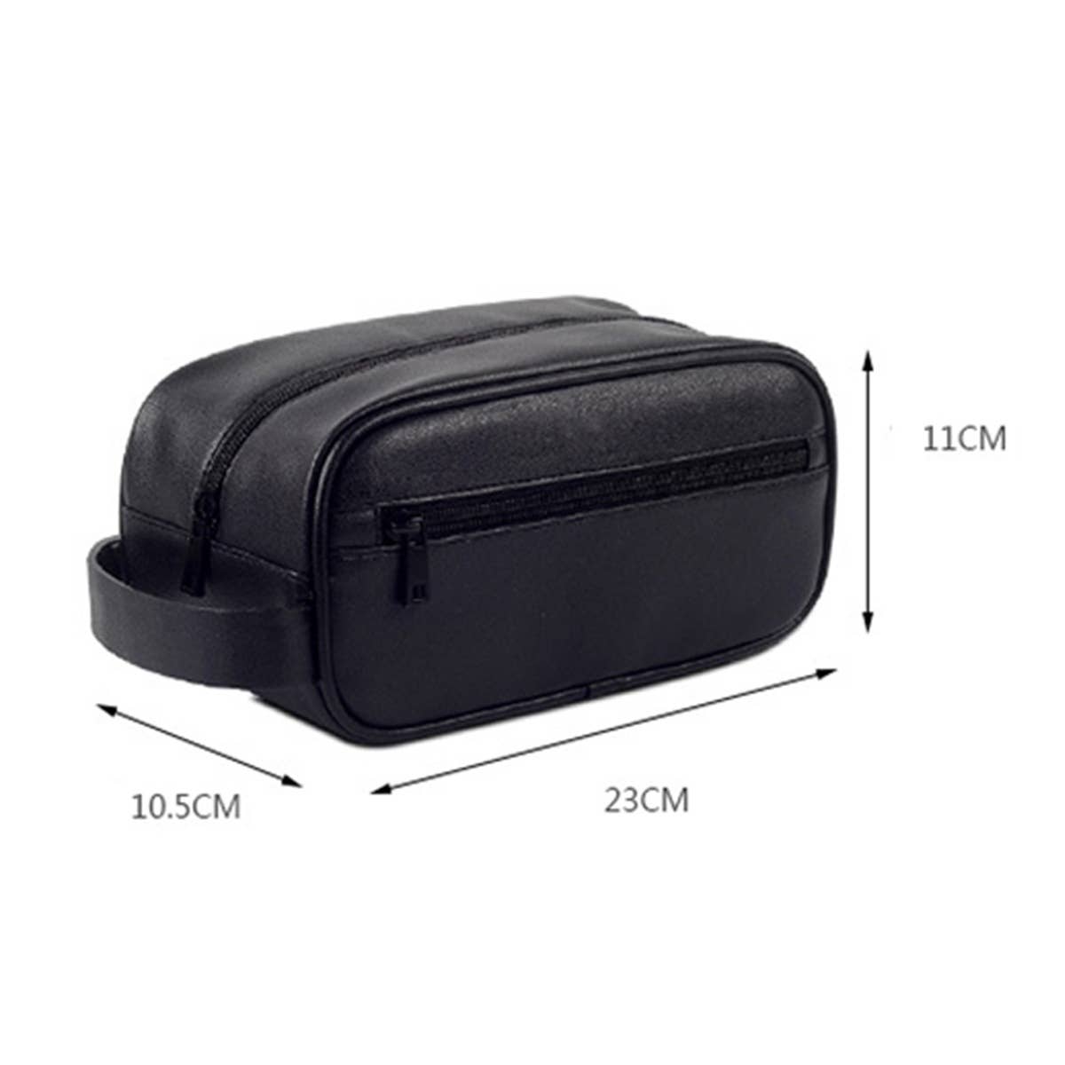 WOMEN FASHION SIMPLE PU PORTABLE COSMETIC BAG_CWAB0591