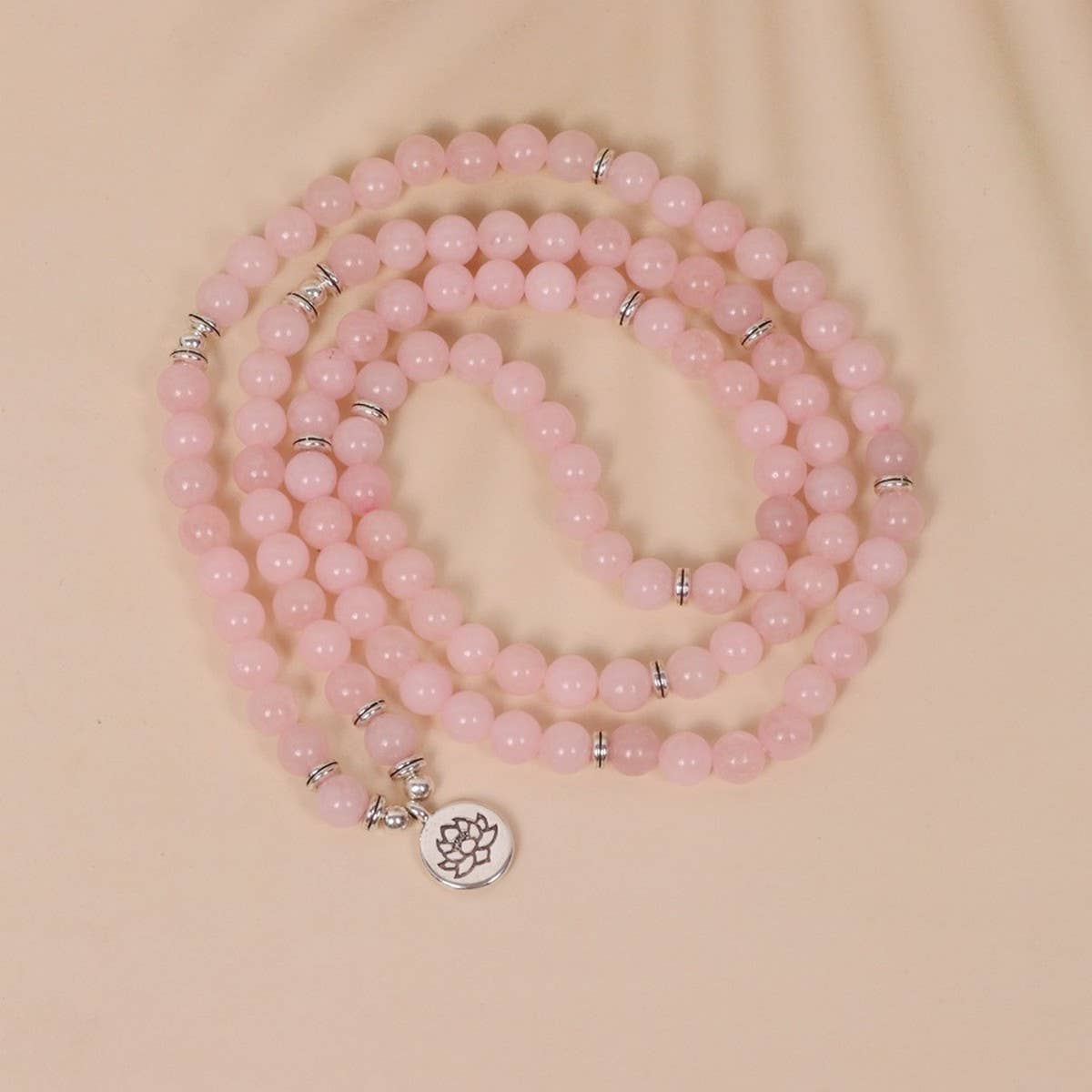 108 PINK BEADED BRACELETS WITH STRETCHY BANDS_CWAJE3935