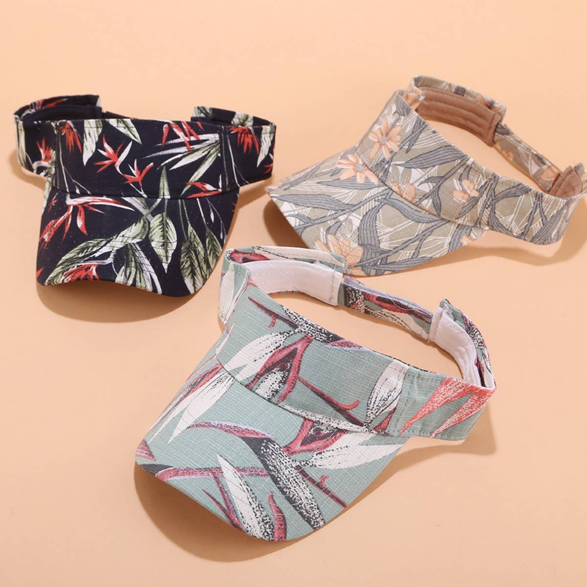 Printed Sun Visor | Summer UV Protection Sport Cap_CWAH3283