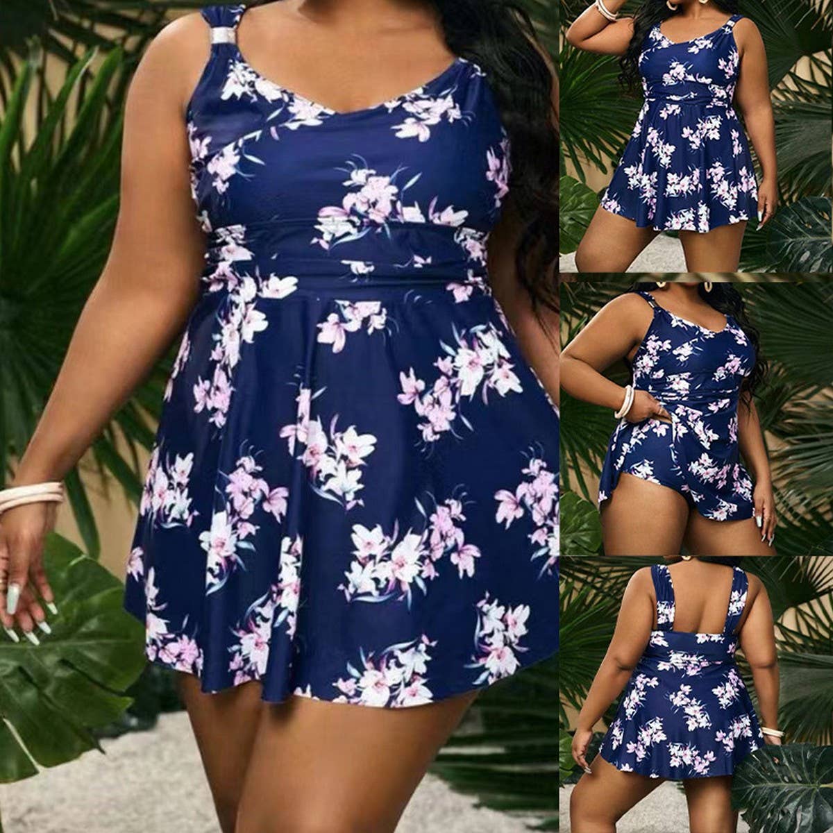 OVERSIZED PRINTED TWO-PIECE SKIRT BIKINI SET_CWMW0604