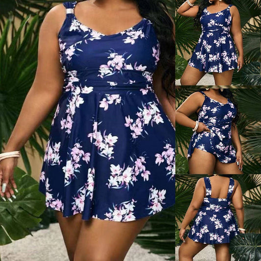 OVERSIZED PRINTED TWO-PIECE SKIRT BIKINI SET_CWMW0604