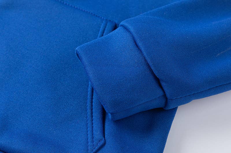 SPIDER WEB HEART ZIPPER FLEECE HOODED CARDIGAN