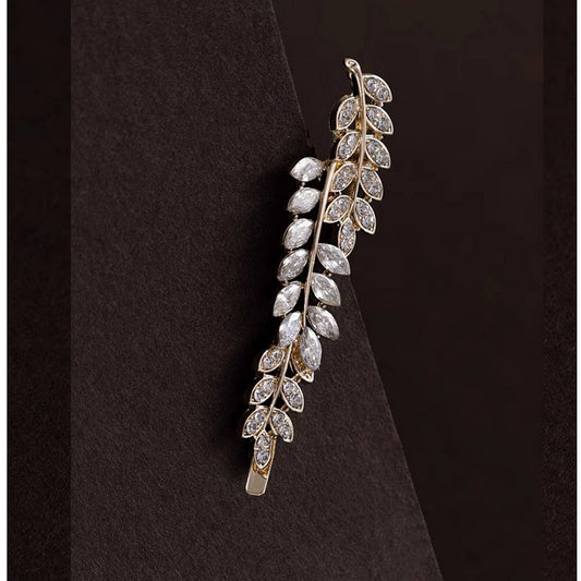 SIDE BANGS CLIP STRAIGHT CLIP ZIRCON HAIRPIN