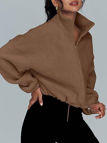 Polar Fleece Sport Collar With Fleece Zipperjacket