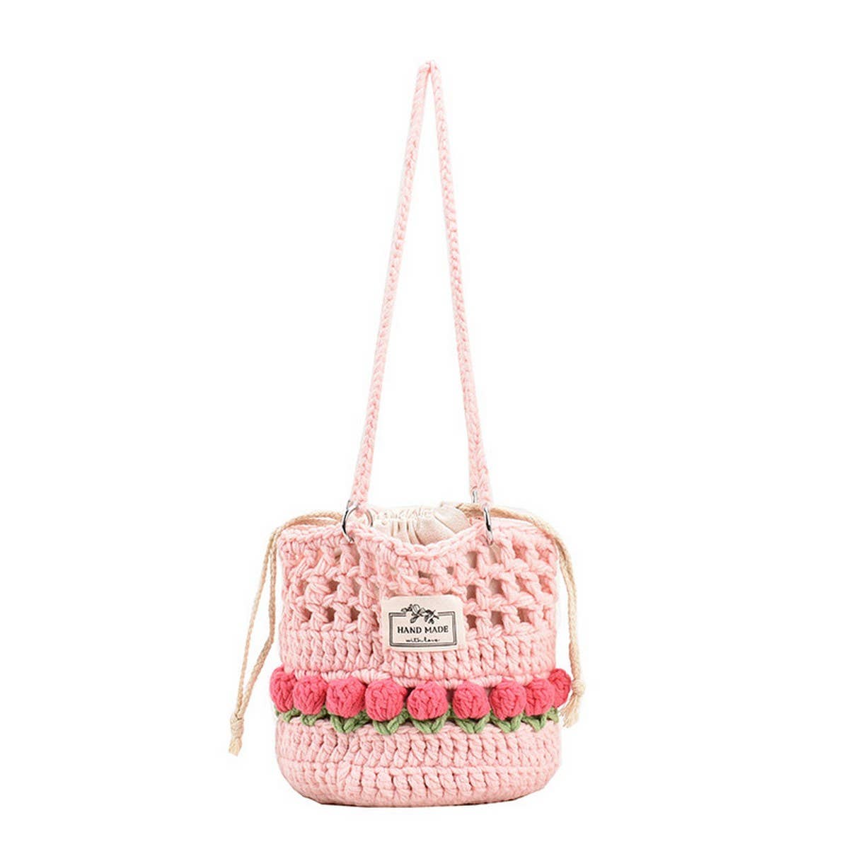 2024 NEW TULIP CONTRAST WOVEN CROSSBODY BAG_CWAB2398