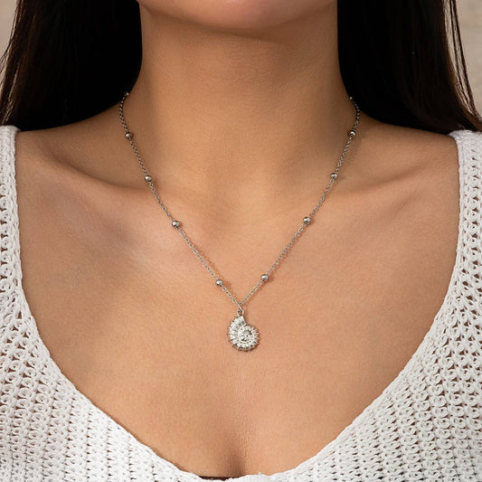 SWEET AND COOL DARK PASTORAL STARFISH NECKLACE