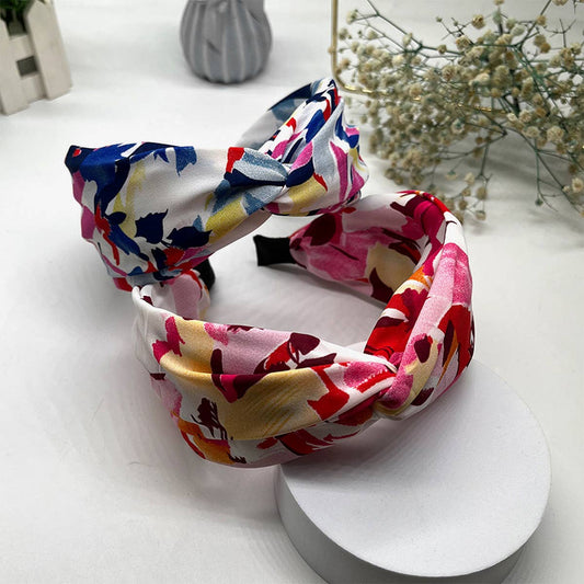 FASHIONABLE TIE-DYE MIXED COLOR HEADBAND