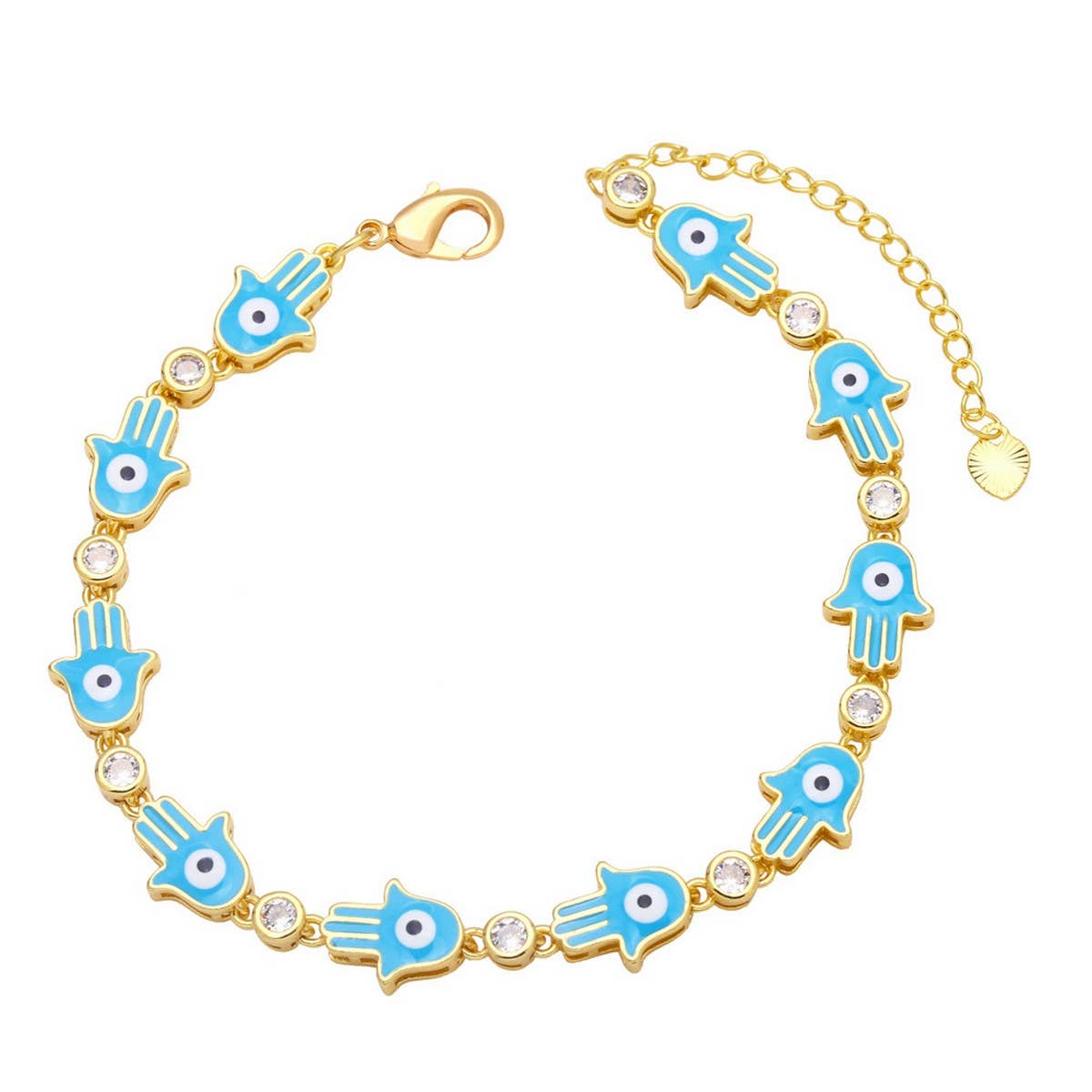 FASHION BOHEMIAN COLORFUL OIL DROPPING BRACELET_CWAJE0890