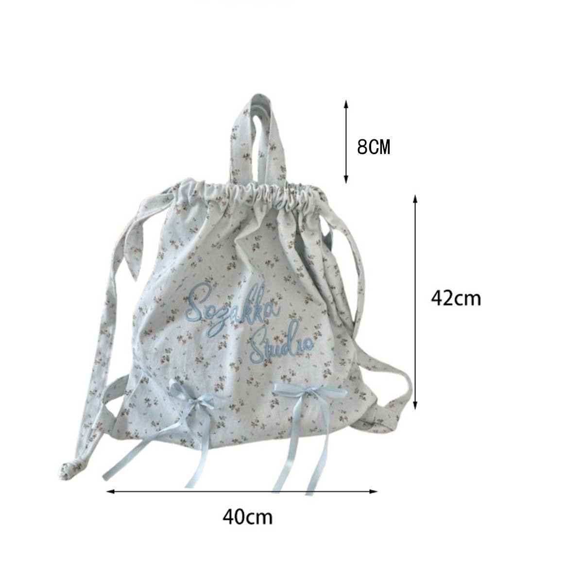 CWAB5801_VINTAGE TRAVEL LETTER EMBROIDERY BACKPACK