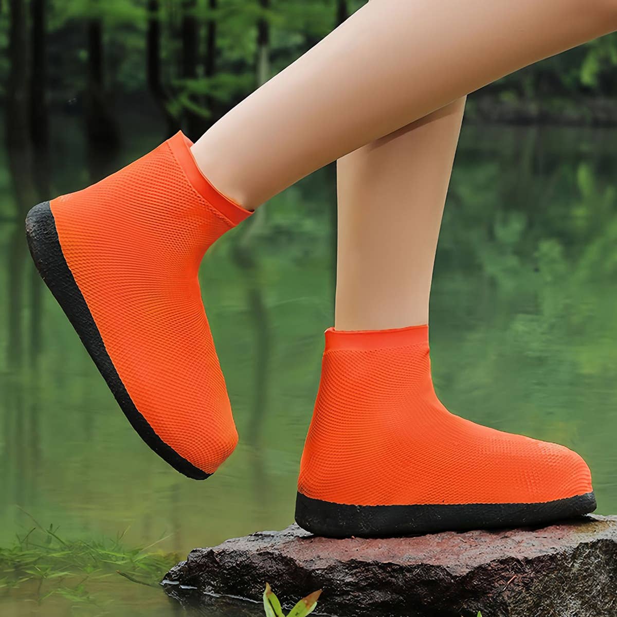 CWMM8441_WEAR-RESISTANT WATERPROOF AND RAINPROOF SHOE COVERS