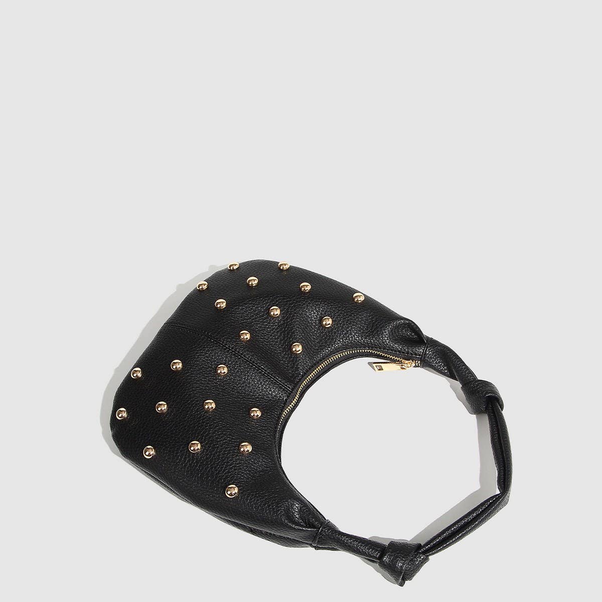 Metallic Studded  Shoulder Bag for Women_CWAB5680