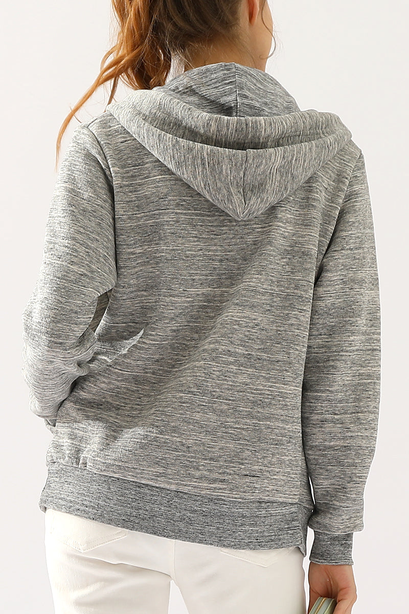 Lightweight Thin Zip-Up Hoodie Jacket for Women with Plus Size
