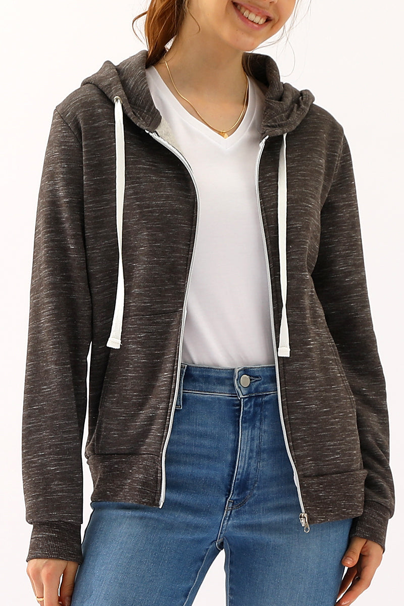 Lightweight Thin Zip-Up Hoodie Jacket for Women with Plus Size