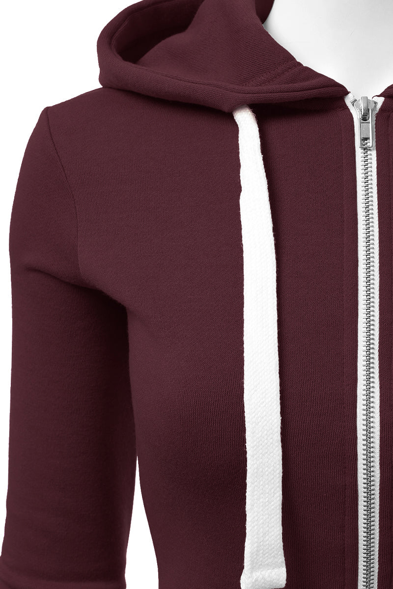 Lightweight Thin Zip-Up Hoodie Jacket for Women with Plus Size