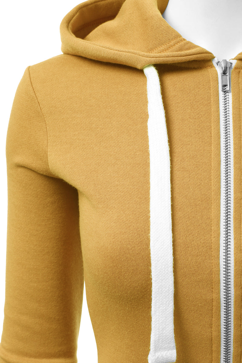 Lightweight Thin Zip-Up Hoodie Jacket for Women with Plus Size