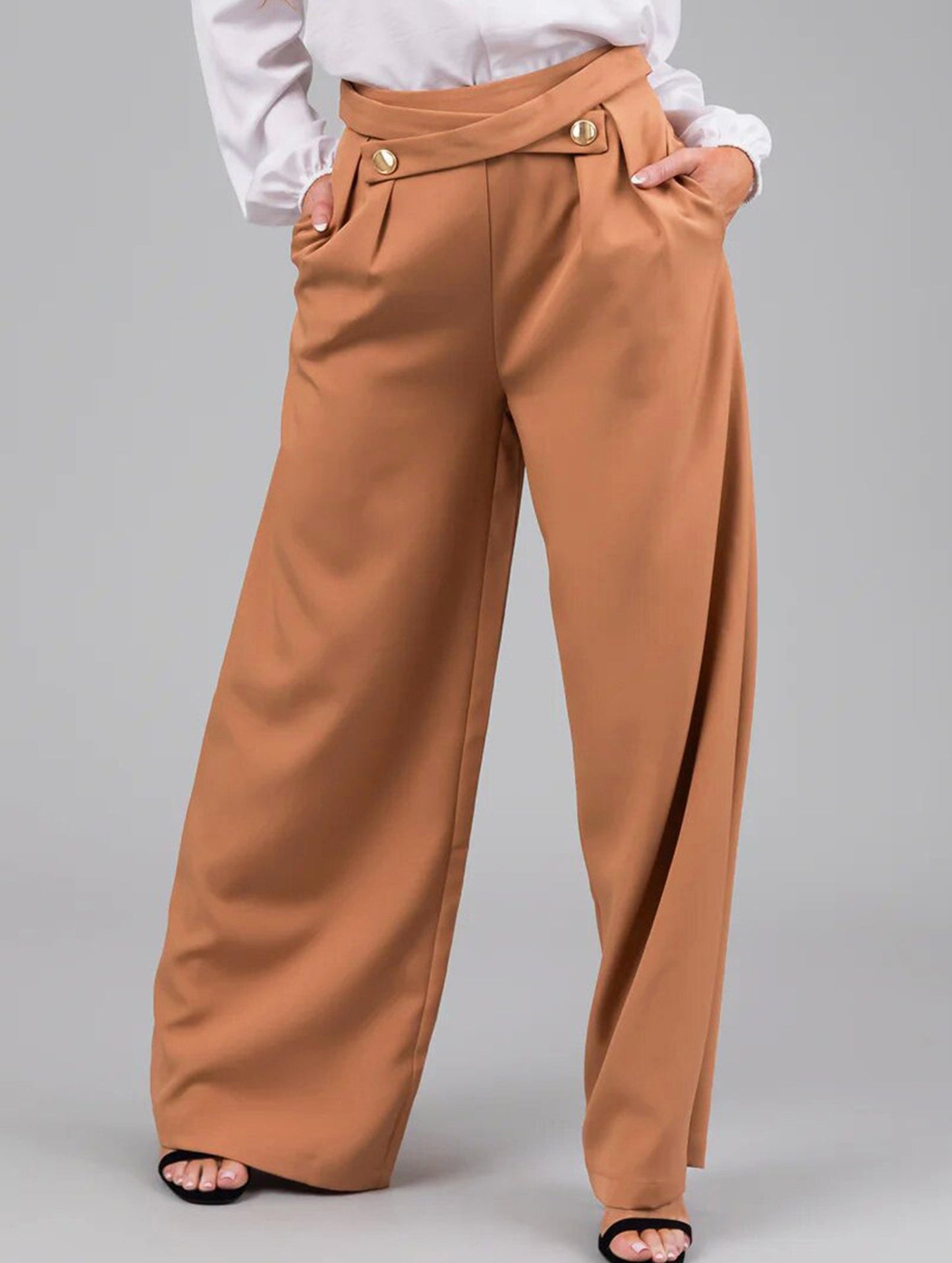 Fashion loose straight pants