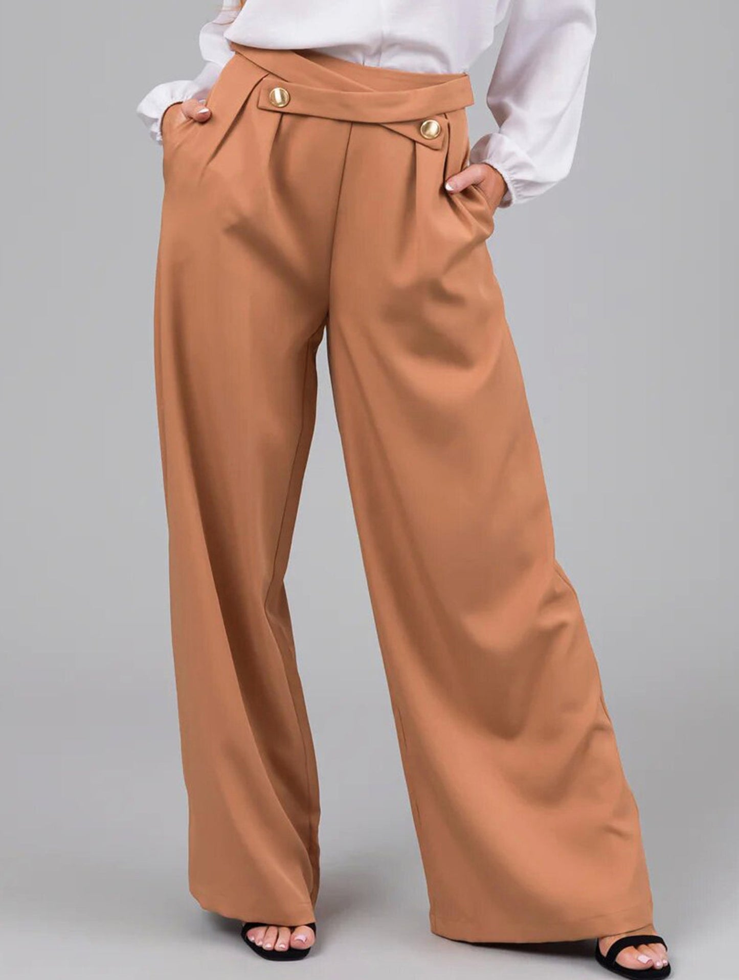 Fashion loose straight pants