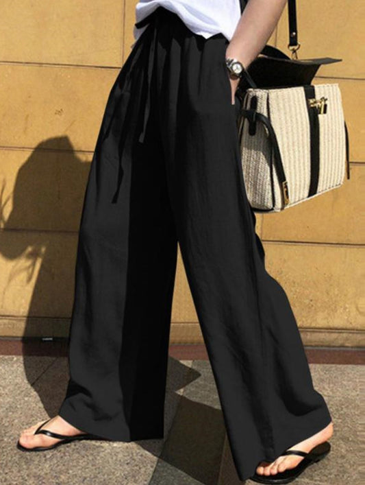 Casual loose wide-leg pants