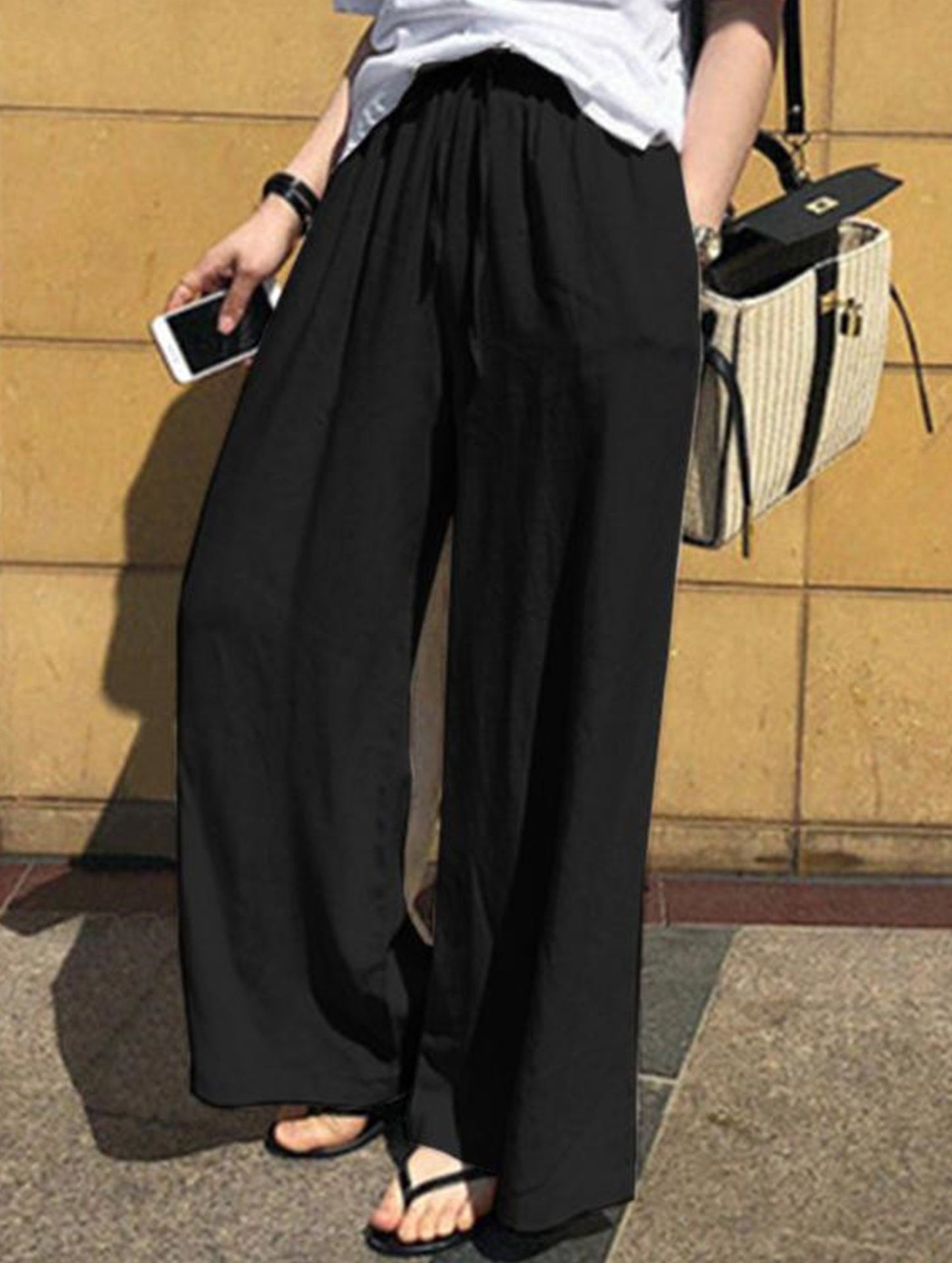 Casual loose wide-leg pants