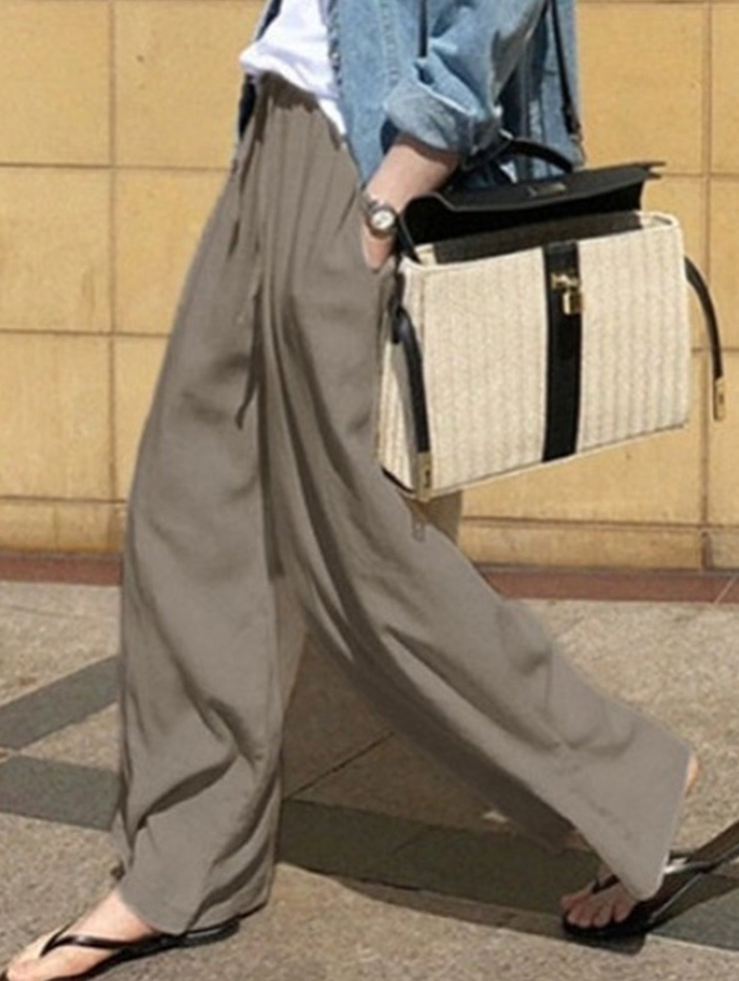 Casual loose wide-leg pants