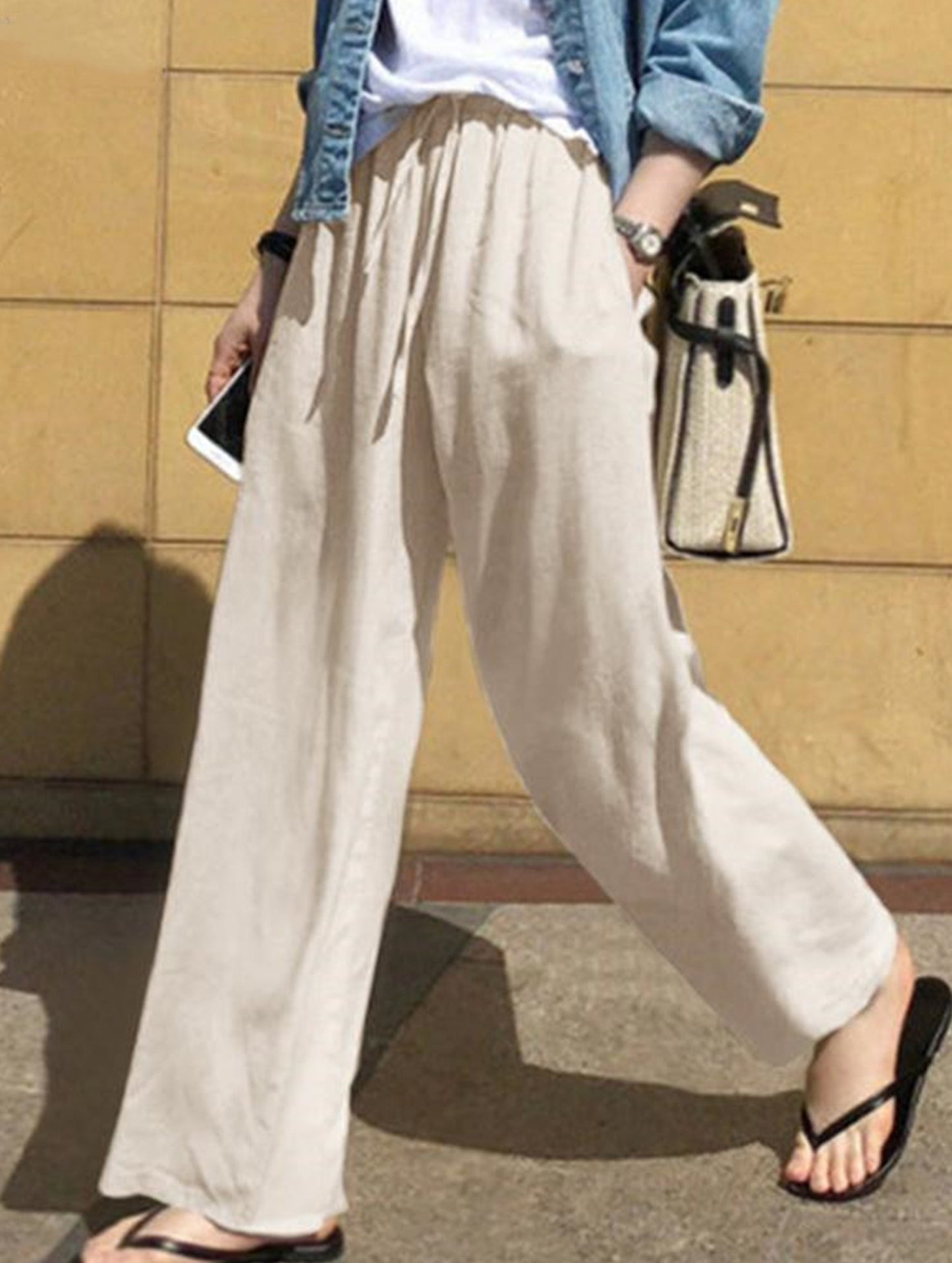 Casual loose wide-leg pants