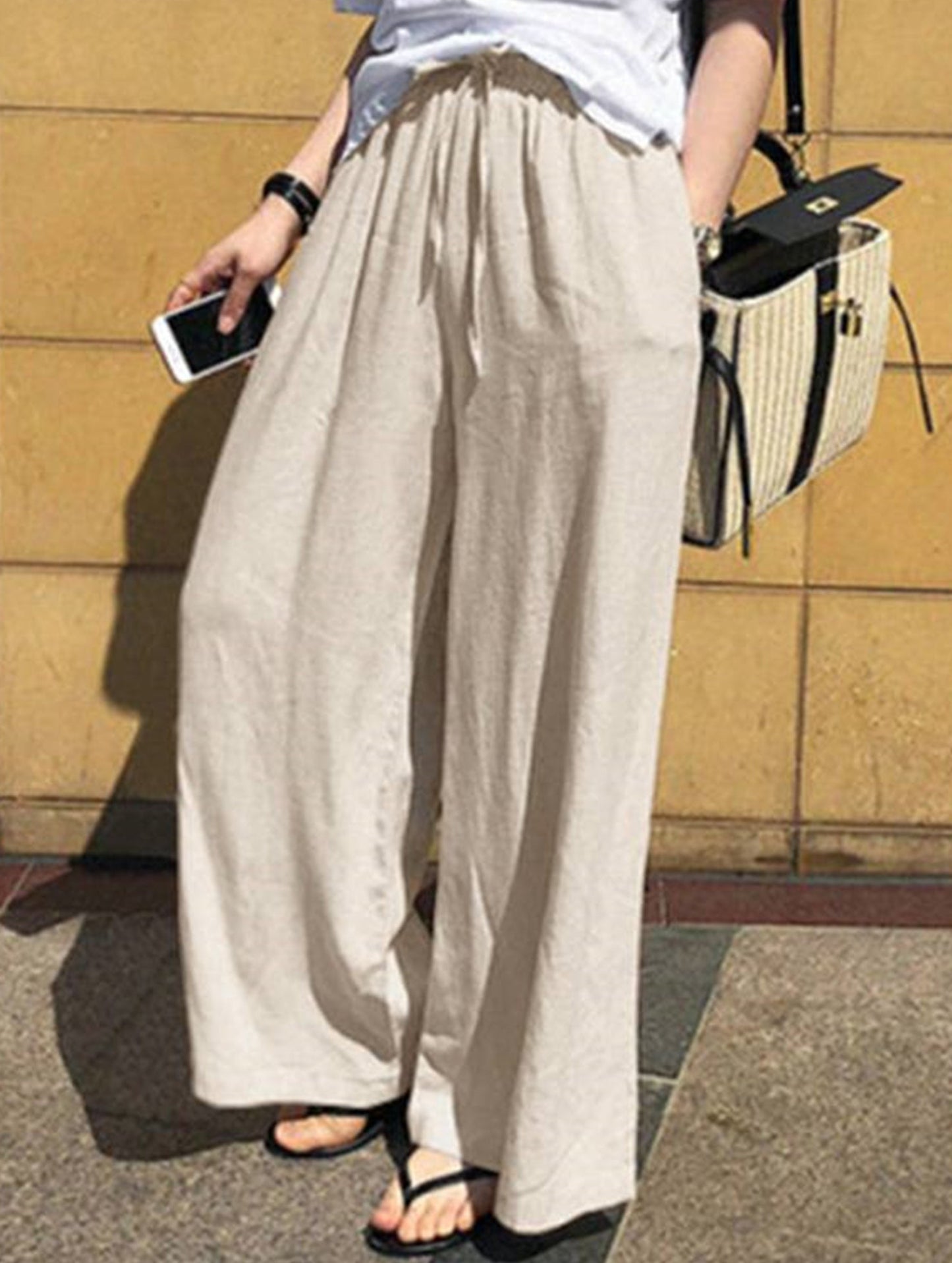 Casual loose wide-leg pants