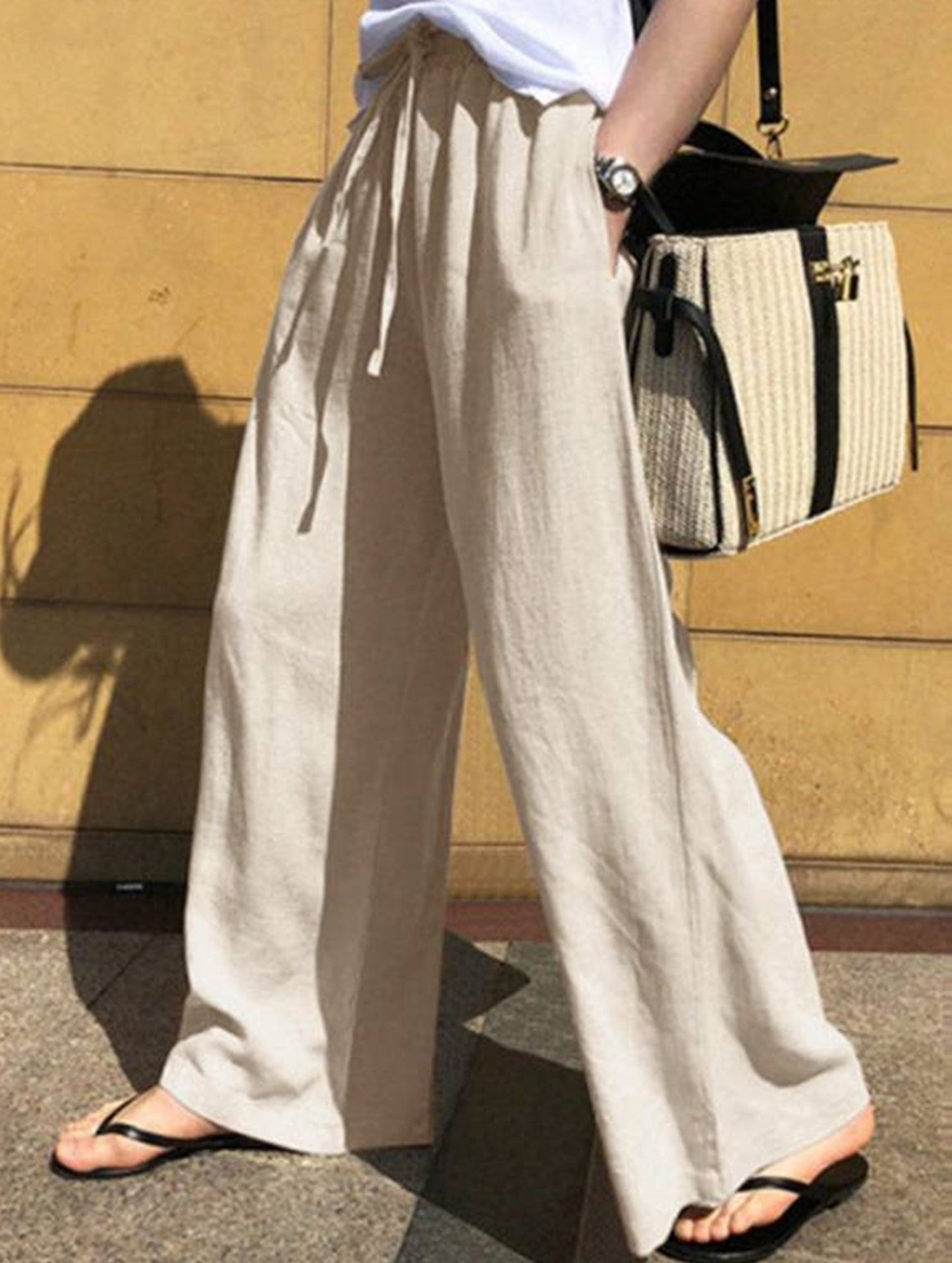 Casual loose wide-leg pants