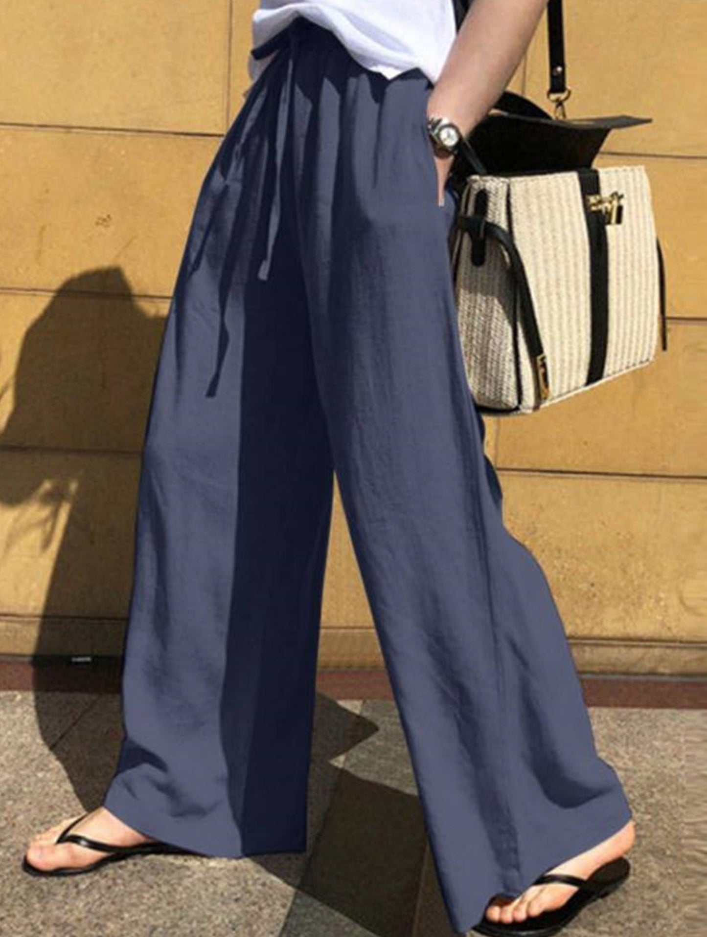 Casual loose wide-leg pants