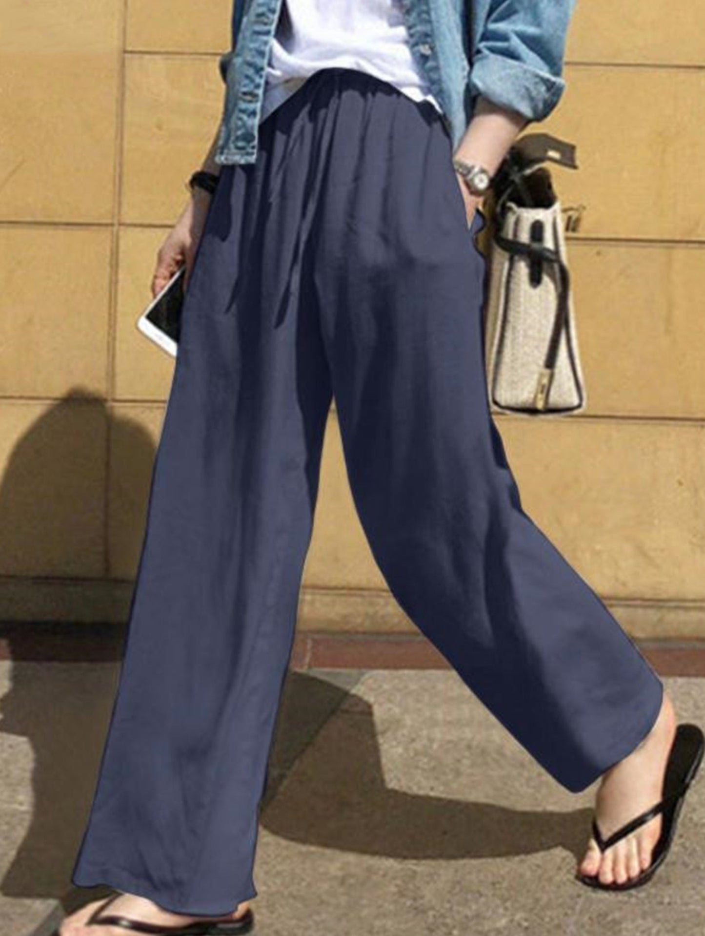 Casual loose wide-leg pants