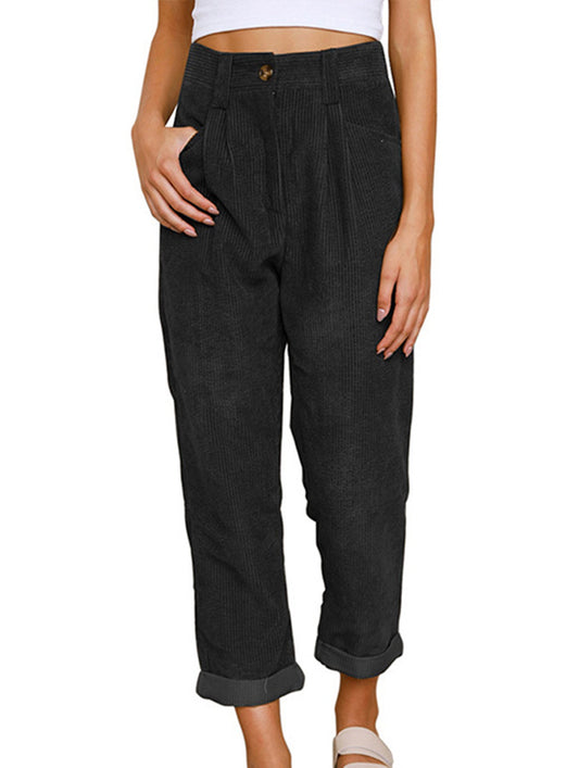 Vintage Corduroy Casual Pants