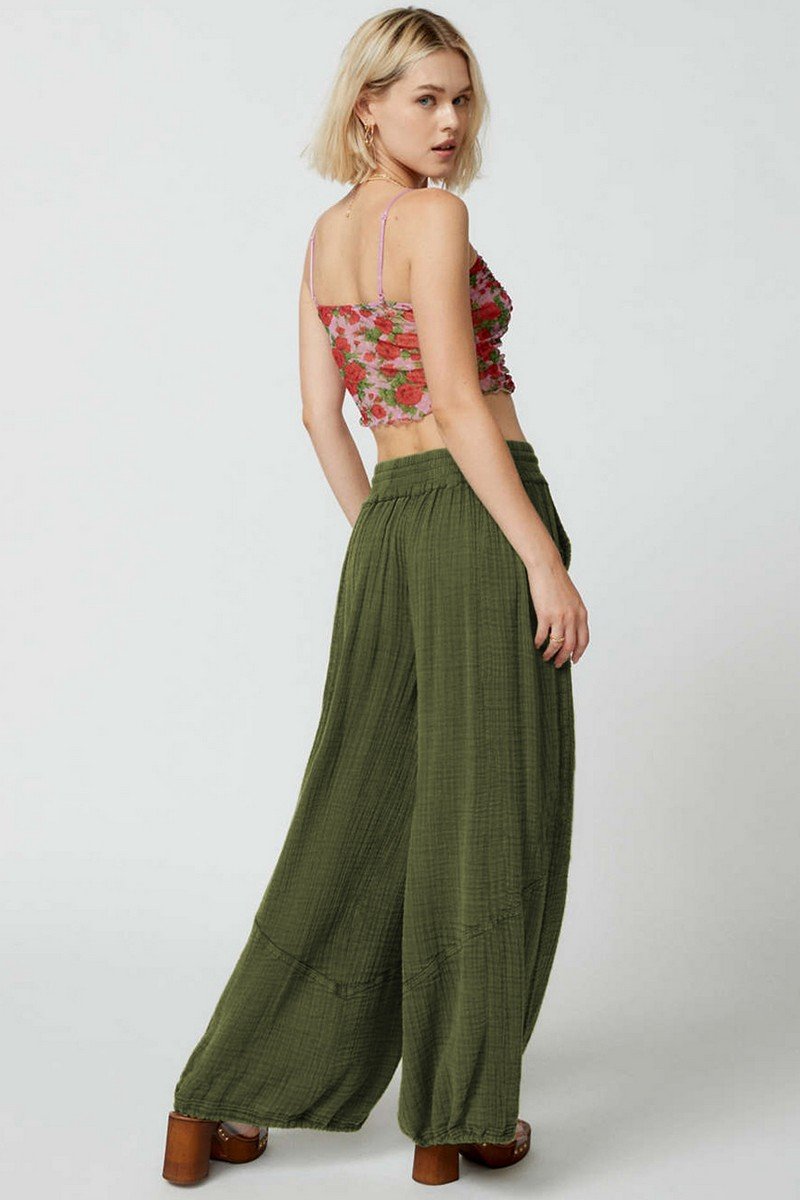 WOMEN DRAWSTRING COZY FALL AUTUM HOME LONG PANTS