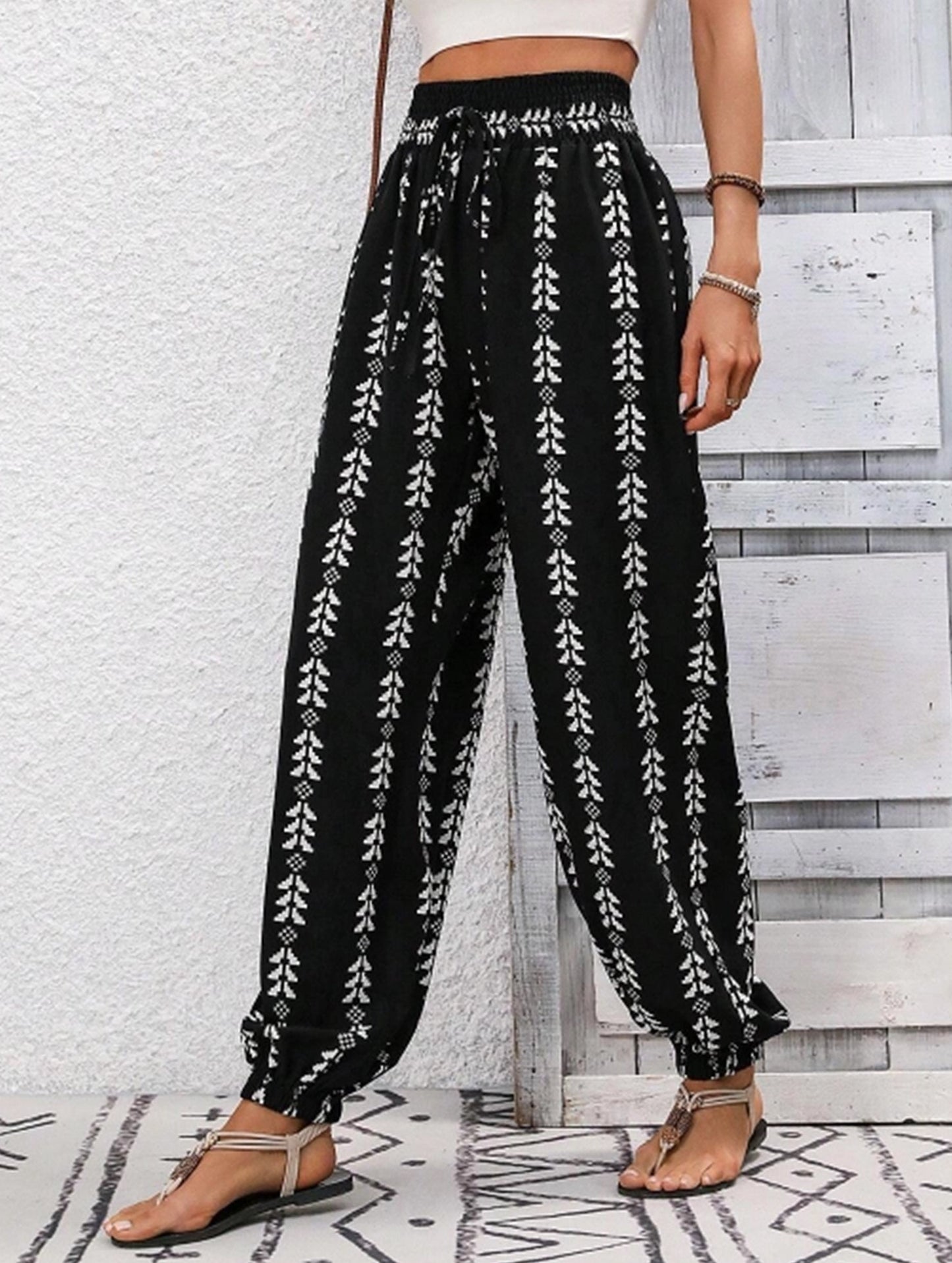 Mesh Wide-Leg Bloomers ??Casual Summer Pants