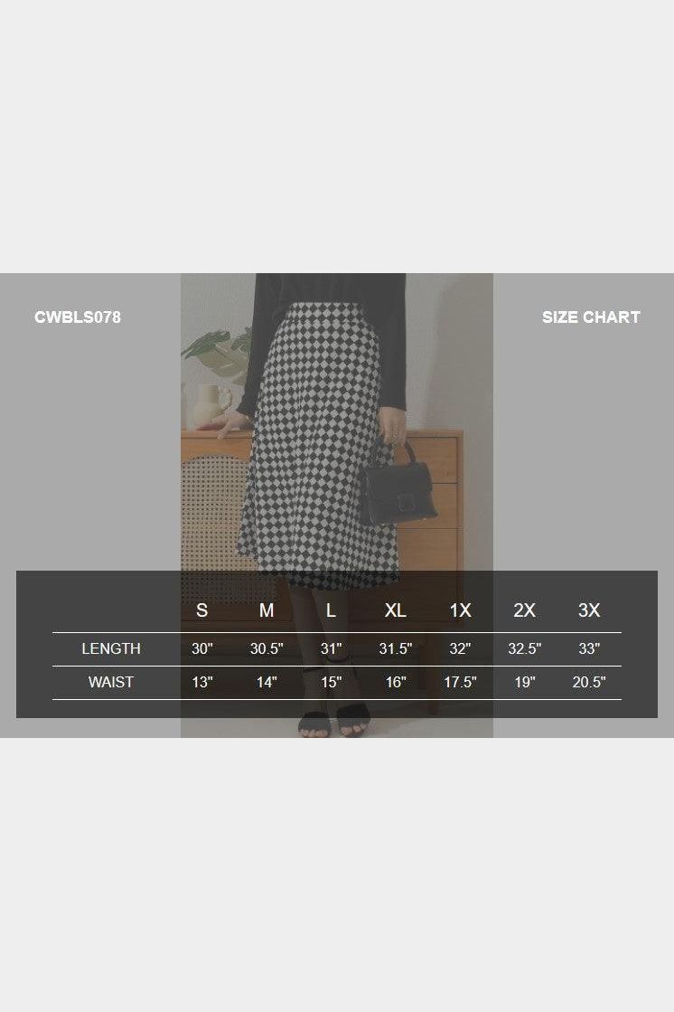 FLARE FLOUNCE A LINE MAXI LONG KNEE SKIRTS - Doublju